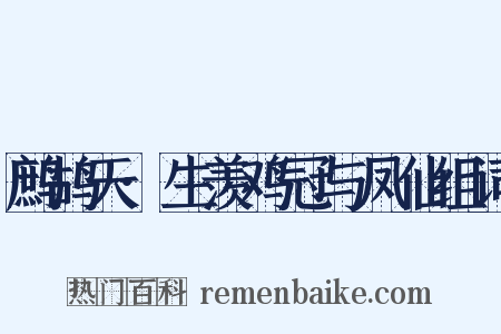 鹧鸪天·生羡鸡冠与凤仙组词是什么意思的图片